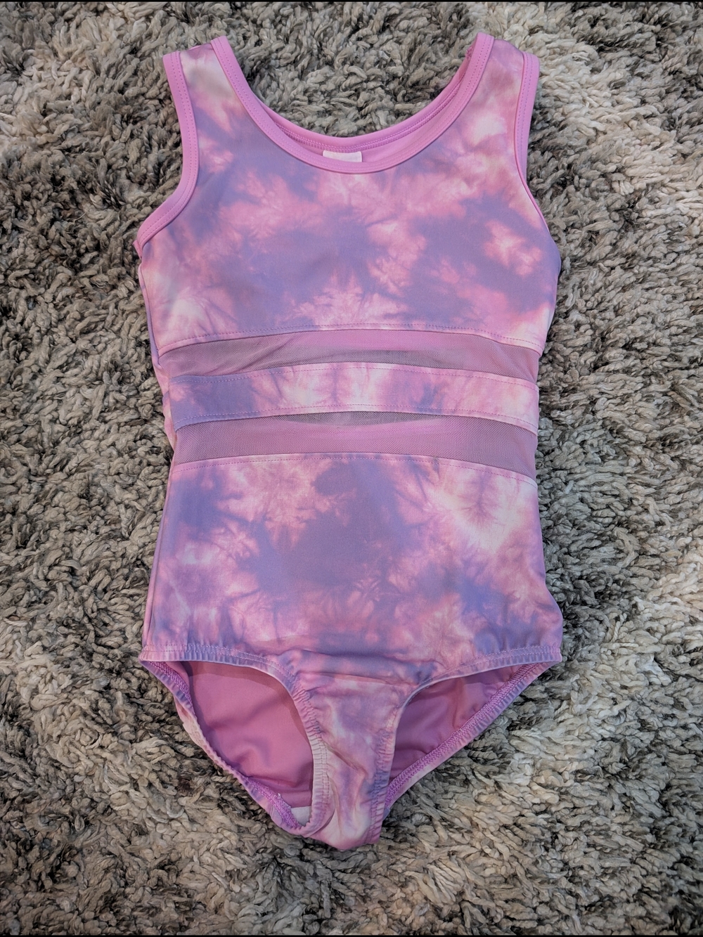 More Than Magic Pink Lavender Tie-Dye Leotard